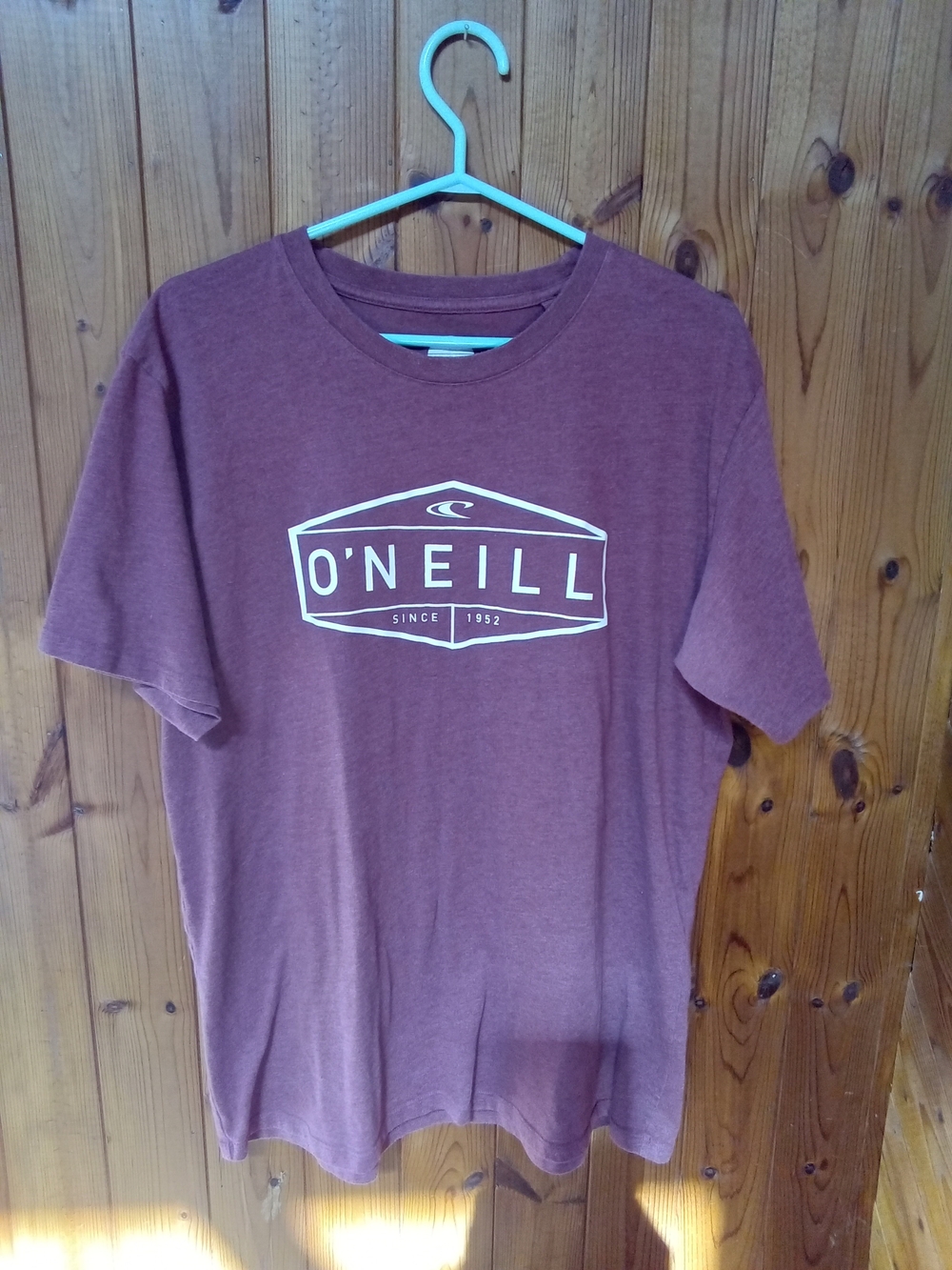 O'Neill Men's Burgundy Graphic Logo Tee